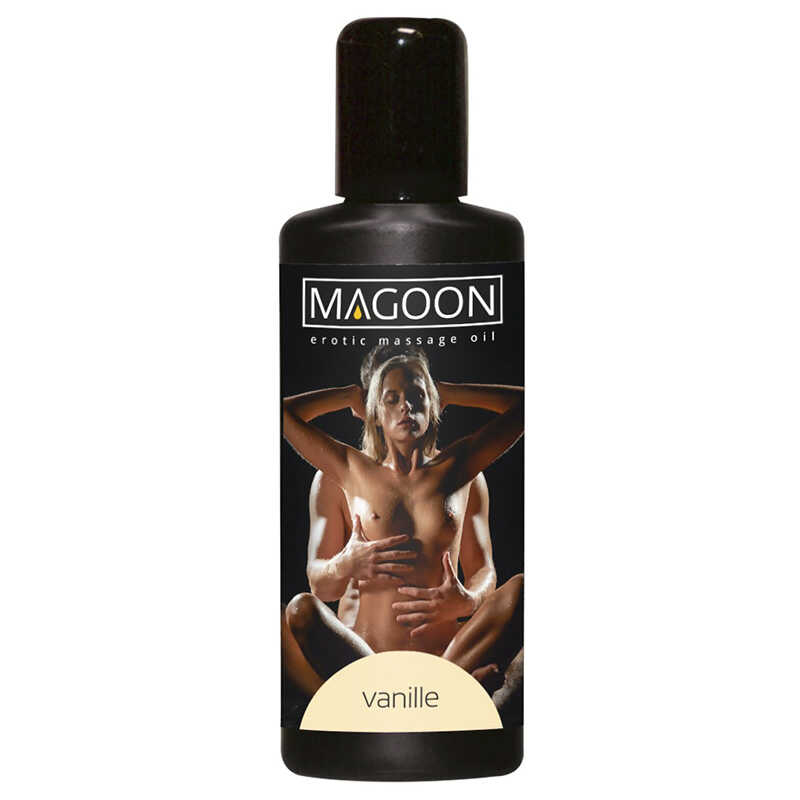 Массажное масло возбуждающее "Magoon Vanille" с ароматом ванили, 100ml 