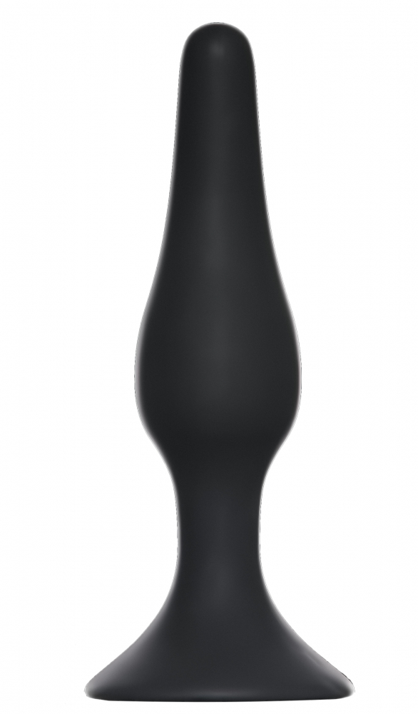 Пробка на присоске "Black Edition XL" каплевидная, черная 