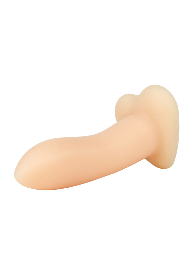 Фаллоимитатор толстенький на присоске "Lola Flow Plus" жидкий силикон, реалистичный 