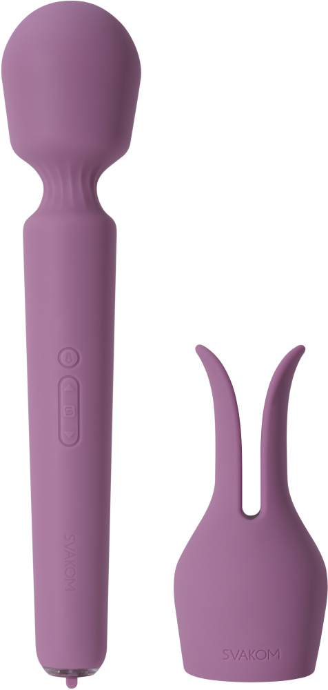 Вибромассажер с интеллектом "Svakom Emma Neo 2" с насадкой и подогревом + 2 приложения 